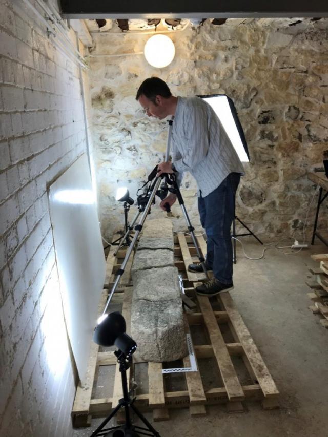 Tom conducting photogrammetry.
